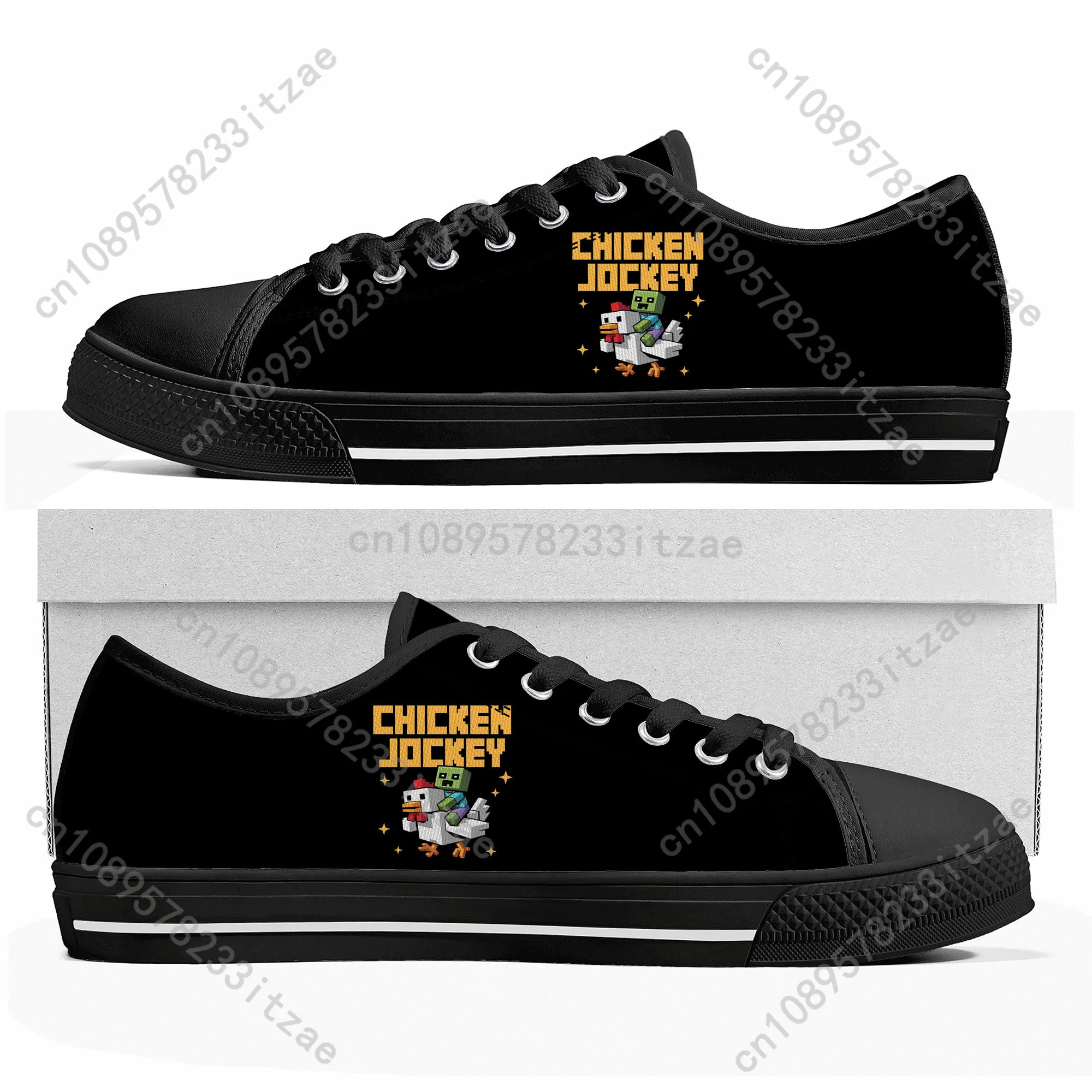 Chicken Jockey Zombie Pixel shoes Low Top Sneakers Mens Womens Teenager Canvas Sneaker couple Casual Shoes Customize Shoe
Chicken Jockey Zombie Pixel shoes Low Top Sneakers Mens Womens Teenager Canvas Sneaker couple Casual Shoes Customize Shoe