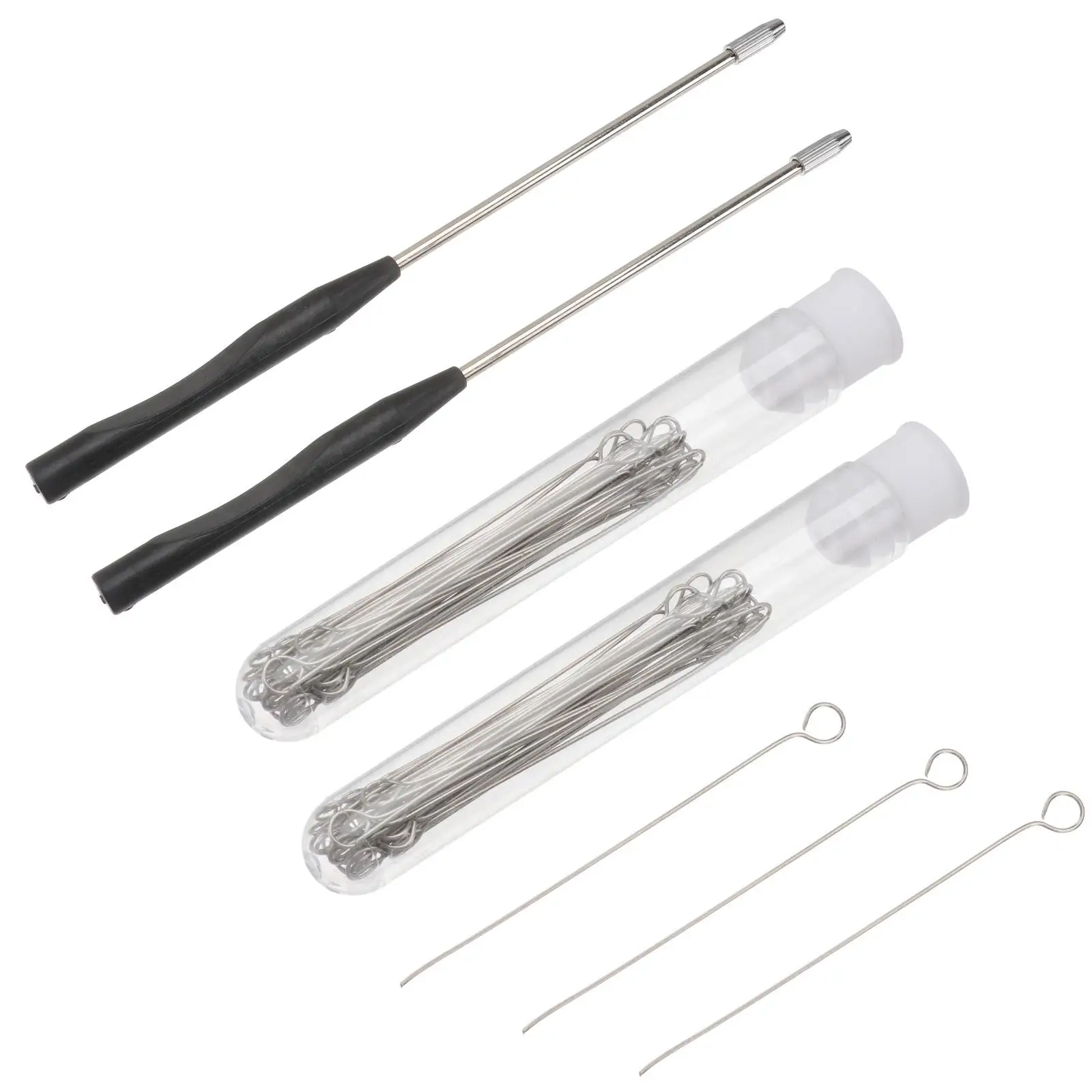 92pcs Microbiology Inoculation Rod Set 2 Copper Rods 90 Replaceable Rings Reusable Loop Teaching Equipment Petri Dish
92pcs Microbiology Inoculation Rod Set 2 Copper Rods 90 Replaceable Rings Reusable Loop Teaching Equipment Petri Dish