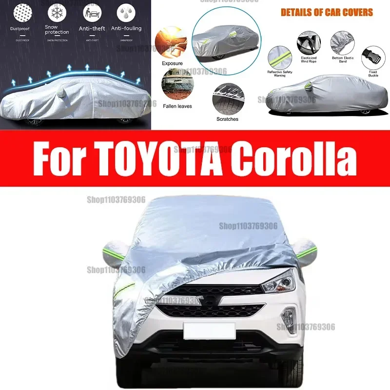 For TOYOTA Corolla car Cover Dustproof Outdoor Indoor UV Snow Resistant Sun rain Protection waterproof hail cover for car
For TOYOTA Corolla car Cover Dustproof Outdoor Indoor UV Snow Resistant Sun rain Protection waterproof hail cover for car