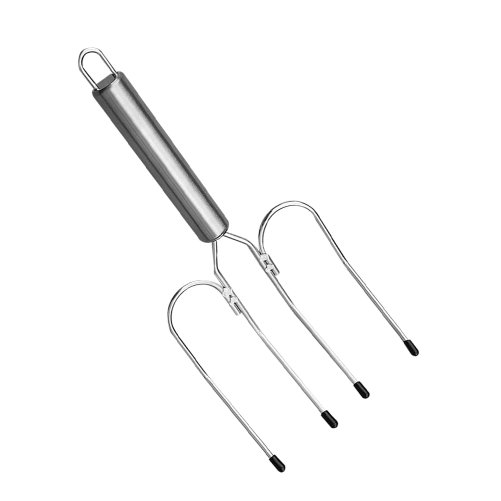 Stainless Steel Barbecue Fork Meat Tools Long Headed BBQ Tool Ergonomic Handle Four Prongs Turkey Fork Food Grade Safe Use
Stainless Steel Barbecue Fork Meat Tools Long Headed BBQ Tool Ergonomic Handle Four Prongs Turkey Fork Food Grade Safe Use