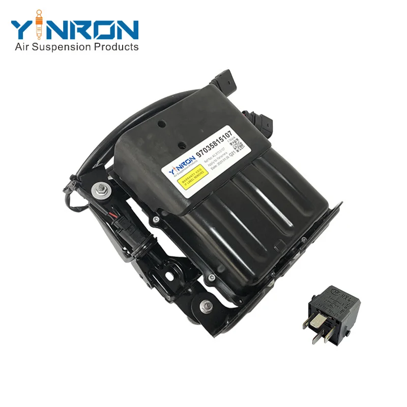 YINRON Air Compressor Assembly With Relay For Porsche Panamera 970 Airmatic Parts 97035815110, 97035815111, 97035815112
YINRON Air Compressor Assembly With Relay For Porsche Panamera 970 Airmatic Parts 97035815110, 97035815111, 97035815112
