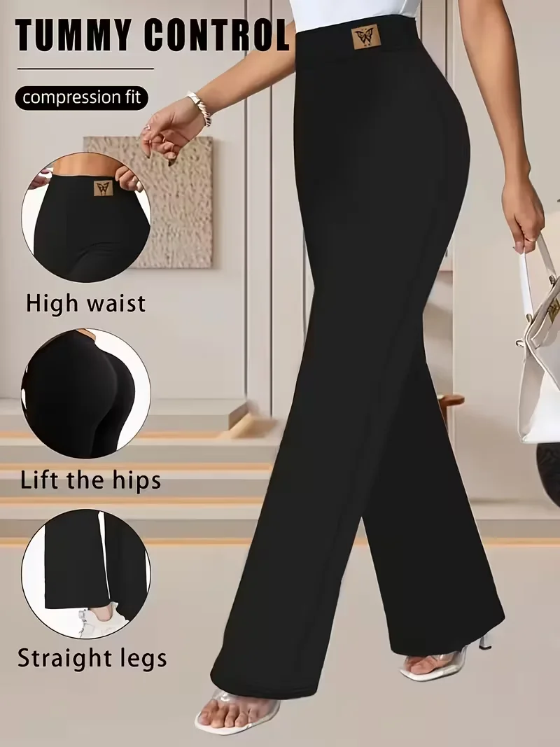 Black ladies straight wide-leg pants elegant and fashionable trousers fabric skin-friendly, sneakers flat shoes can be matched
Black ladies straight wide-leg pants elegant and fashionable trousers fabric skin-friendly, sneakers flat shoes can be matched