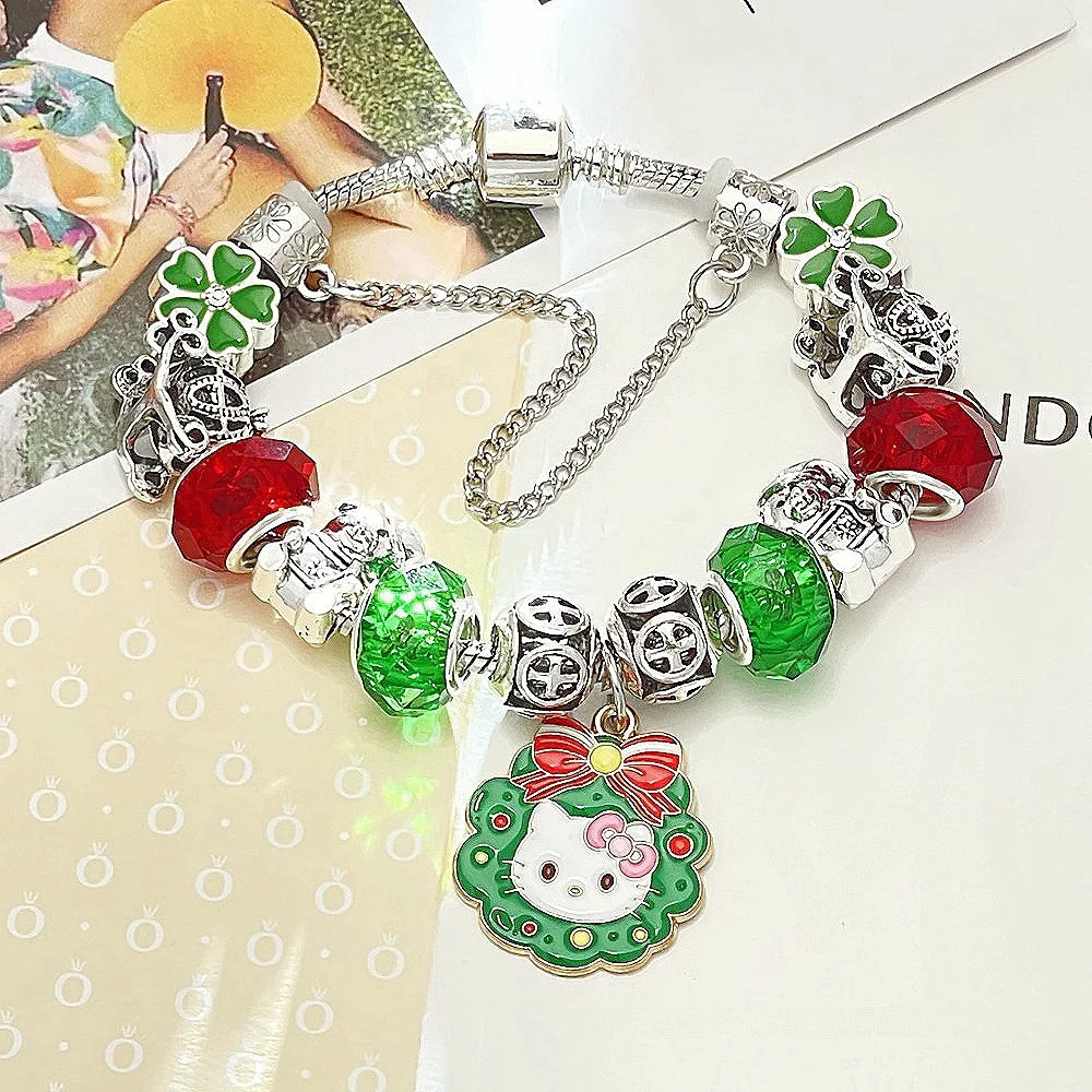 Kawaii Sanrio Bracelet Hello Kitty Kuromi My Melody Cartoon Anime Beads Bracelet Jewelry Accessories Cute Girls Christmas Gift
Kawaii Sanrio Bracelet Hello Kitty Kuromi My Melody Cartoon Anime Beads Bracelet Jewelry Accessories Cute Girls Christmas Gift