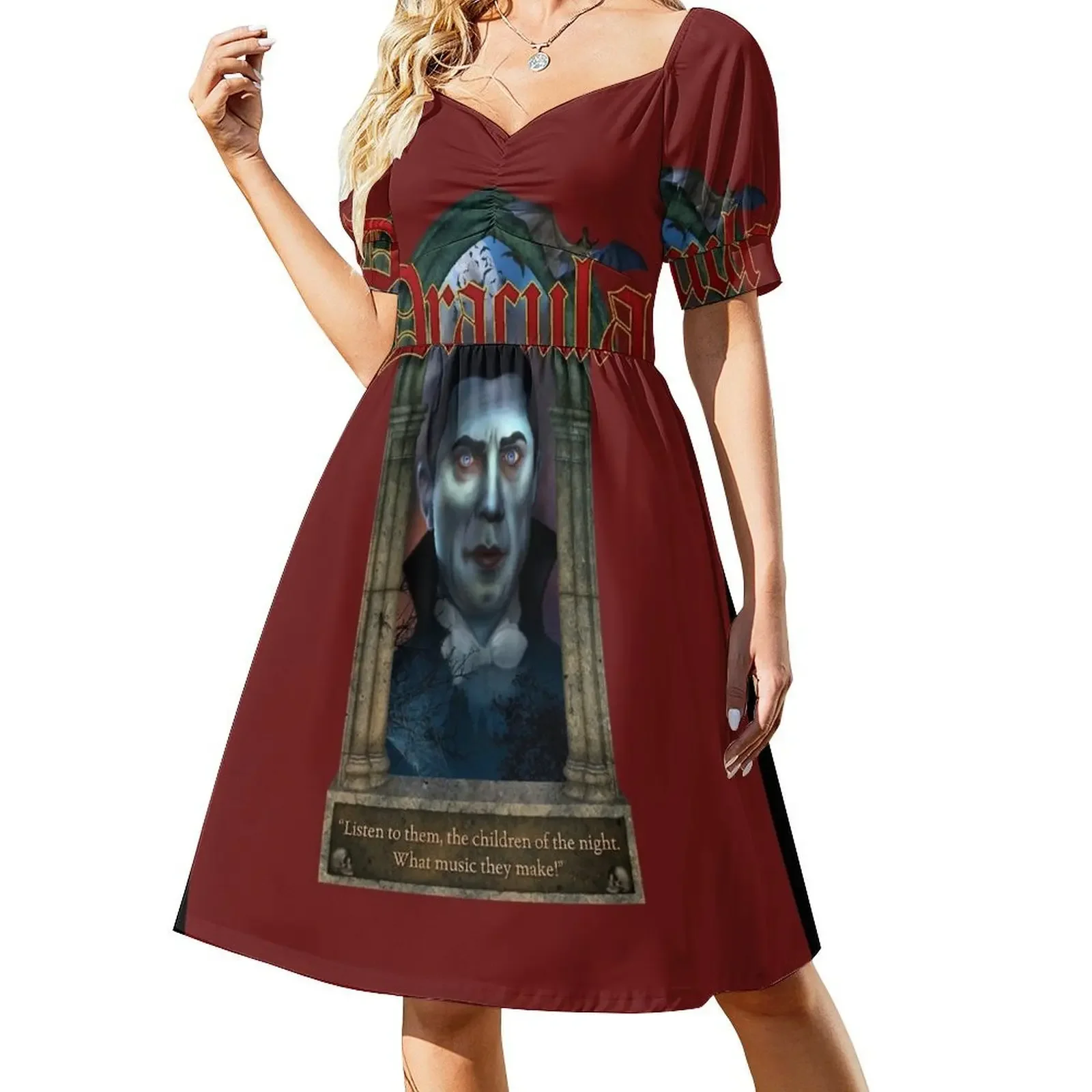 Dracula Short-Sleeved Dress long dress women summer Women's summer long dress Party dresses for women
Dracula Short-Sleeved Dress long dress women summer Women's summer long dress Party dresses for women