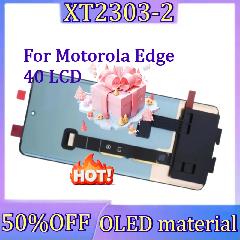 For Moto Edge40 XT2303-2 Display New OLED Display For Motorola Edge 40 LCD Display Touch Screen with fingerprint
For Moto Edge40 XT2303-2 Display New OLED Display For Motorola Edge 40 LCD Display Touch Screen with fingerprint