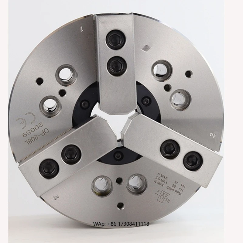 Original Hollow Three Claw Hydraulic Chuck OP208
Original Hollow Three Claw Hydraulic Chuck OP208