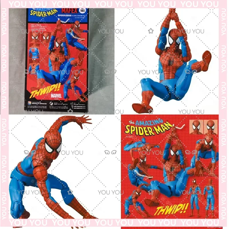 In Stock Classic Spider-Man Comics 6 Inch Action Figures Red and Blue Suit for Medicom MAFEX No 185
In Stock Classic Spider-Man Comics 6 Inch Action Figures Red and Blue Suit for Medicom MAFEX No 185