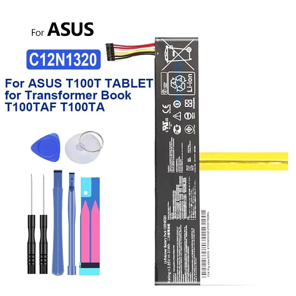 Аккумулятор C12N1406 7820 мАч для ASUS Pad Transformer Book T100TAL-DK T100TAL/для Transformer Book T100TAF T100TA
Аккумулятор C12N1406 7820 мАч для ASUS Pad Transformer Book T100TAL-DK T100TAL/для Transformer Book T100TAF T100TA