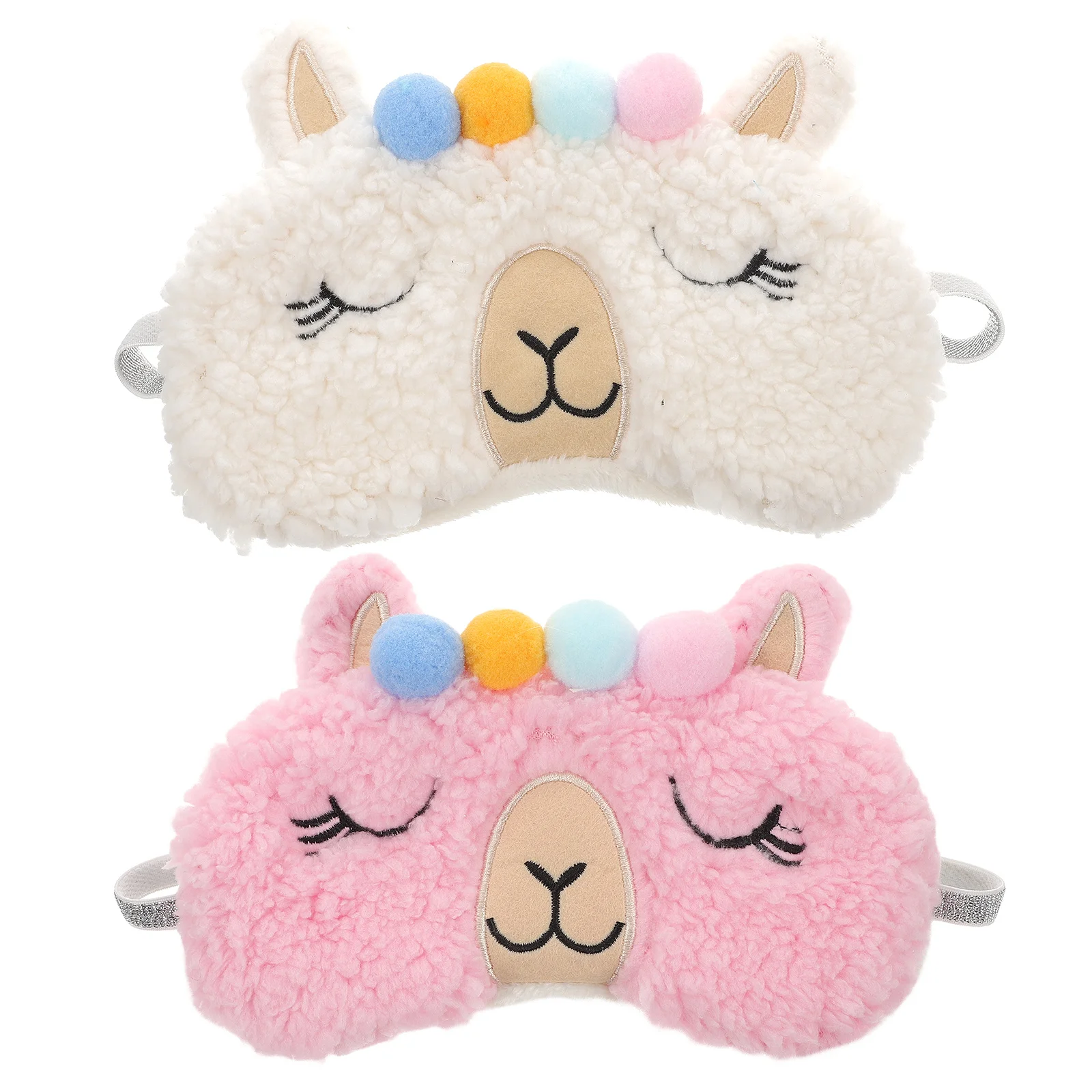 2 Pcs Eye Portable Alpaca Design Travel Blindfold Block Out Sleeping Mask Natural Sleeping Mask Silk Cover
2 Pcs Eye Portable Alpaca Design Travel Blindfold Block Out Sleeping Mask Natural Sleeping Mask Silk Cover