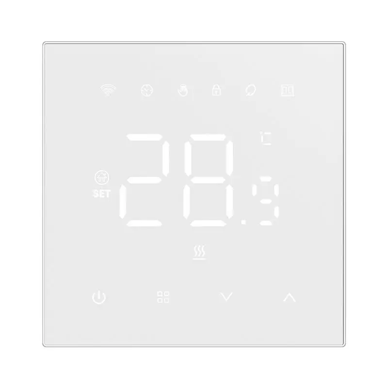 Умный Wi-Fi контроллер температуры BABZ-Tuya 100-240В 3А для газовых котлов, совместимый с Alexa и Google Home B
Умный Wi-Fi контроллер температуры BABZ-Tuya 100-240В 3А для газовых котлов, совместимый с Alexa и Google Home B