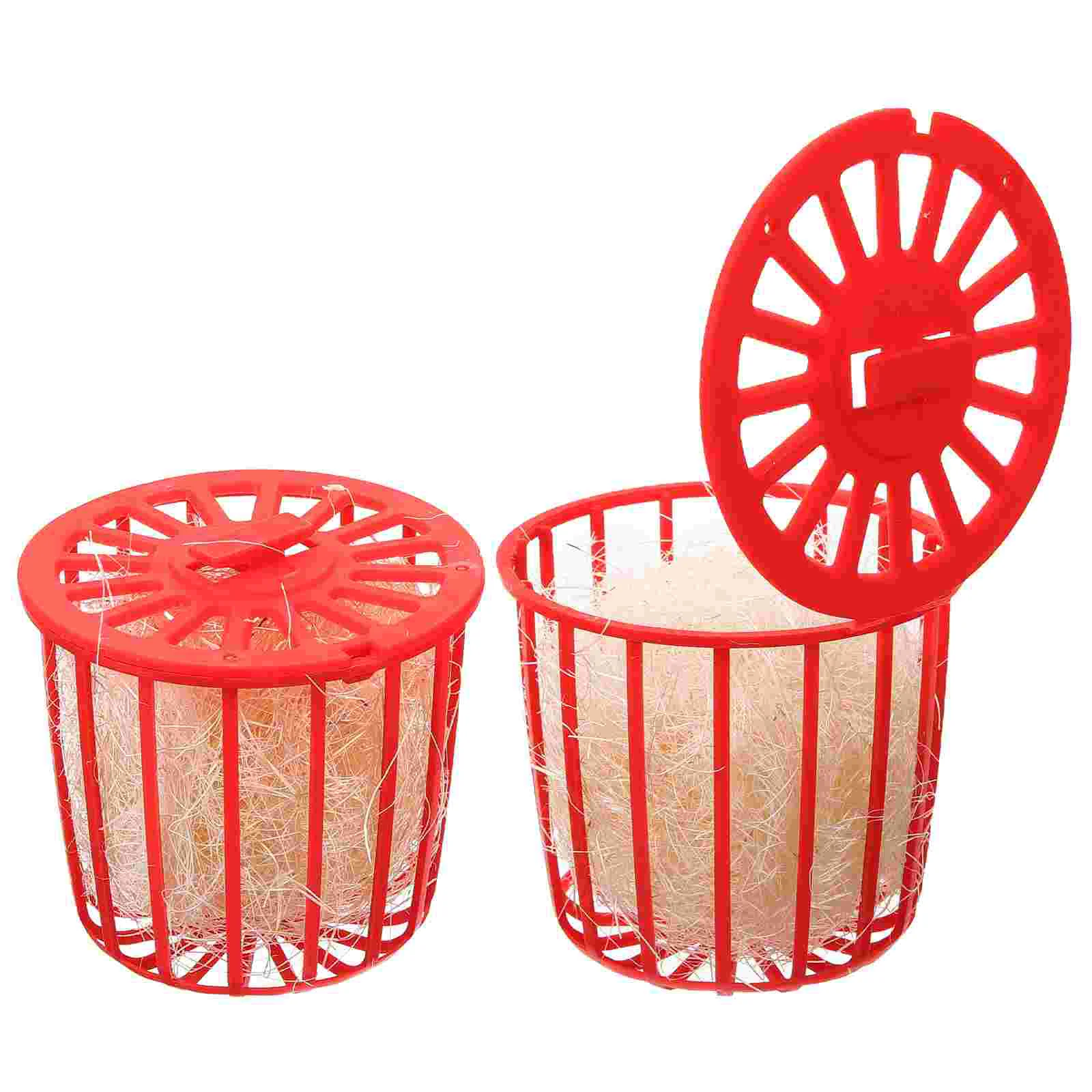 2 Pcs Small Parrot Bird's Nest Toy Cages Nesting Material Plastic Hideaway Shelter
2 Pcs Small Parrot Bird's Nest Toy Cages Nesting Material Plastic Hideaway Shelter