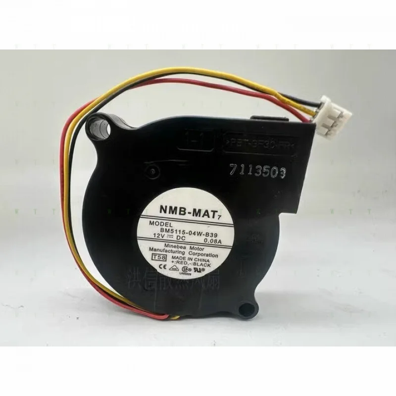 H 1 шт. NMB BM5115-04W-B39 12 В 0,08 А 5 см 5015 вентилятор проектора
H 1 шт. NMB BM5115-04W-B39 12 В 0,08 А 5 см 5015 вентилятор проектора