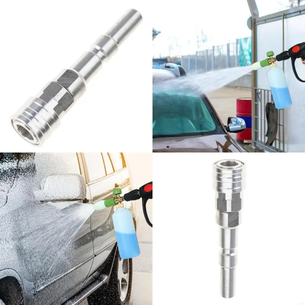 Адаптер пеной пушки 1/4 дюйма быстро подключится к соплам для Nilfisk Kew Car Washer Adapter Adapter x37f 
Адаптер пеной пушки 1/4 дюйма быстро подключится к соплам для Nilfisk Kew Car Washer Adapter Adapter x37f
