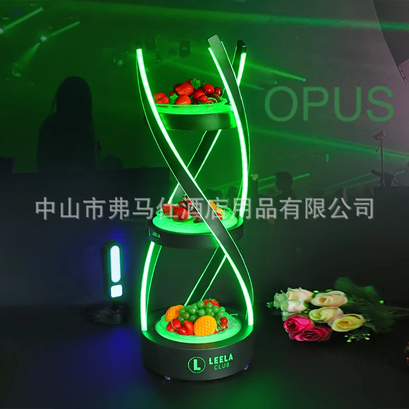 Bar KTV LED Light-Up Fruit Plate Stand Creative Twisted Snack Fruit Platter Nightclub Rechargeable Multi-Layer Colorful Fruit Pl
Bar KTV LED Light-Up Fruit Plate Stand Creative Twisted Snack Fruit Platter Nightclub Rechargeable Multi-Layer Colorful Fruit Pl
