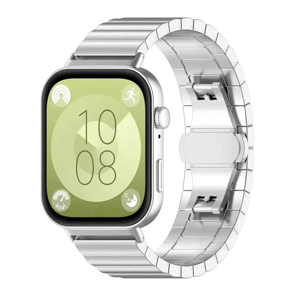 Stainless Steel Metal Strap Stylish Stainless Steel Watch Band for Fit3 Adjustable Metal Strap Replacement for Active
Stainless Steel Metal Strap Stylish Stainless Steel Watch Band for Fit3 Adjustable Metal Strap Replacement for Active