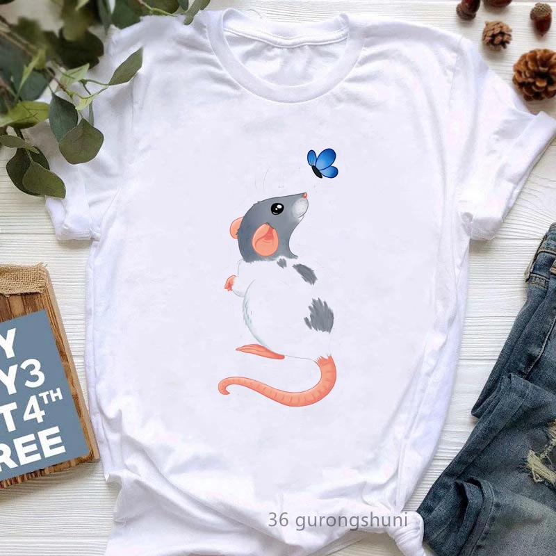 Guinea Pig Cartoon Print T Shirt Girls Funny Kawaii Mouse Tshirt Women Summer Short Sleeve T-Shirt Female Streetwear
Guinea Pig Cartoon Print T Shirt Girls Funny Kawaii Mouse Tshirt Women Summer Short Sleeve T-Shirt Female Streetwear