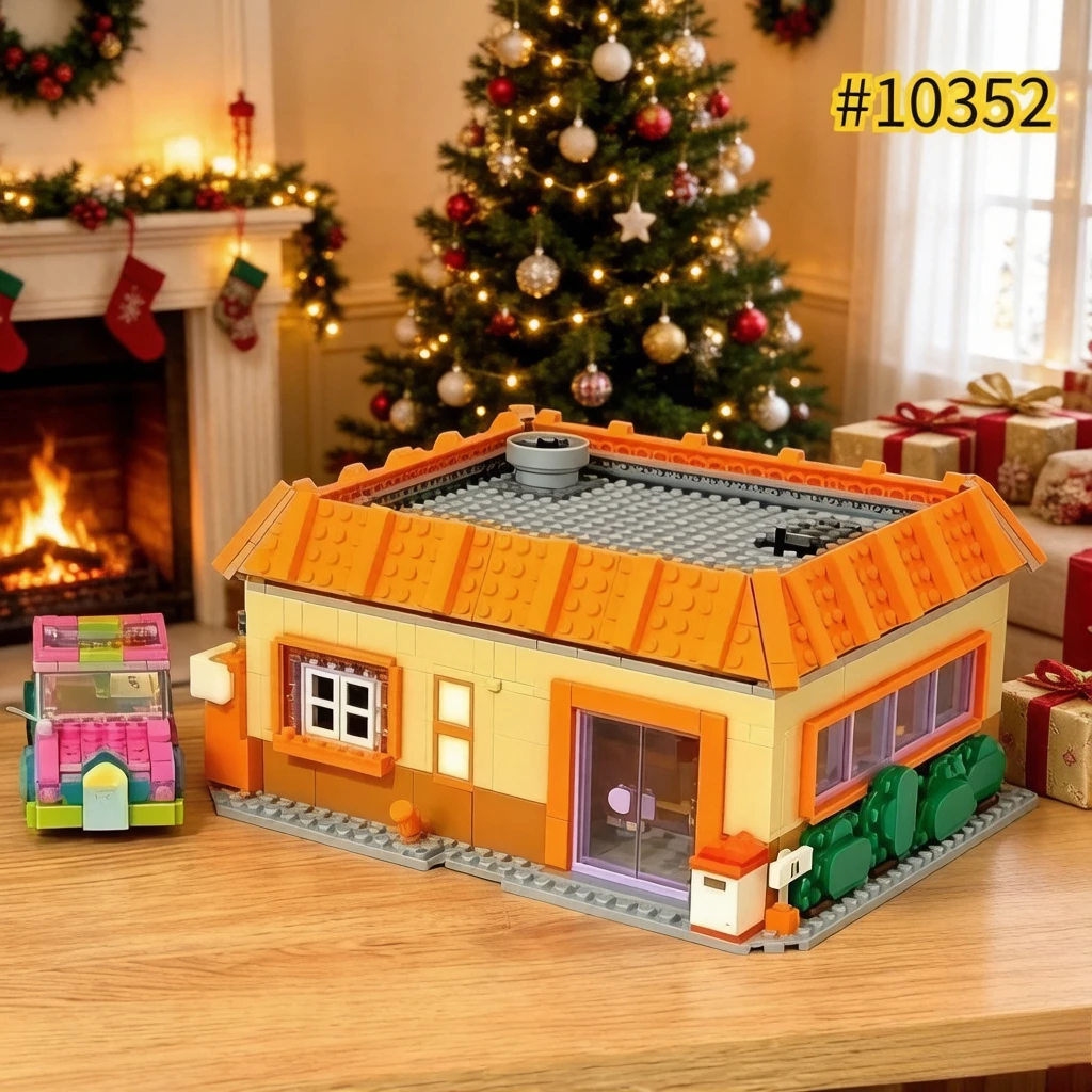 Hamburger Shop Model 10352 Building Blocks Sets Compatible with Legoed Particles Suitable for Birthday Gifts 1635pcs
Hamburger Shop Model 10352 Building Blocks Sets Compatible with Legoed Particles Suitable for Birthday Gifts 1635pcs