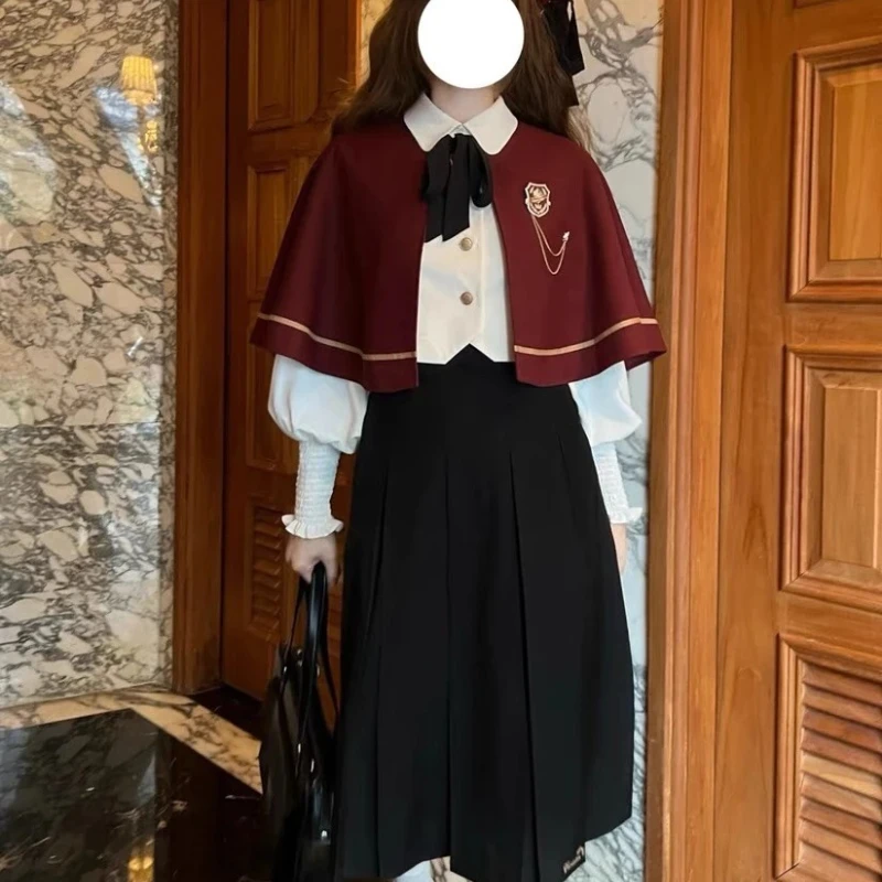 Elegant Christmas New Year Long Coat 2025 Set Polyester Material Shirt Half Skirt Suit Sle JK Uniform Girls Fashion dsld23
Elegant Christmas New Year Long Coat 2025 Set Polyester Material Shirt Half Skirt Suit Sle JK Uniform Girls Fashion dsld23