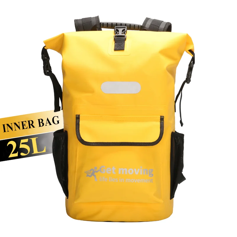 25L Customized 500D PVC Camping Hiking Boating Kayak Ocean Pack Outdoor Sports Beach Waterproof Gear Fashion Dry Bag Backpack
25L Customized 500D PVC Camping Hiking Boating Kayak Ocean Pack Outdoor Sports Beach Waterproof Gear Fashion Dry Bag Backpack