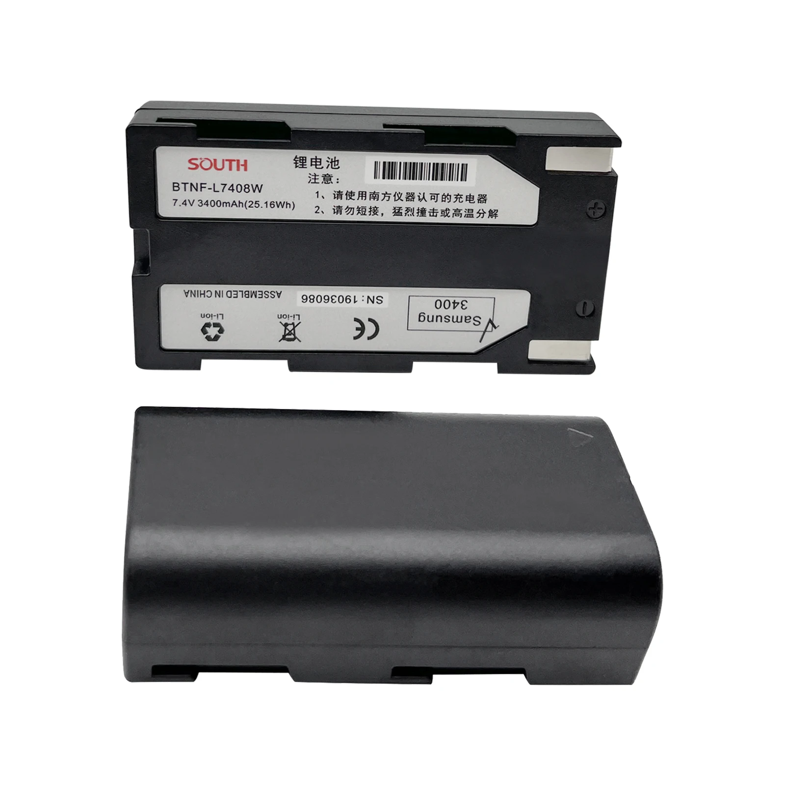 2PCS GPS RTK BTNF-L7408W Battery For South 9600 S82 Series GPS, S82 S86 S82T S86T GNSS Large Capacity 7.4V 3400mAh
2PCS GPS RTK BTNF-L7408W Battery For South 9600 S82 Series GPS, S82 S86 S82T S86T GNSS Large Capacity 7.4V 3400mAh
