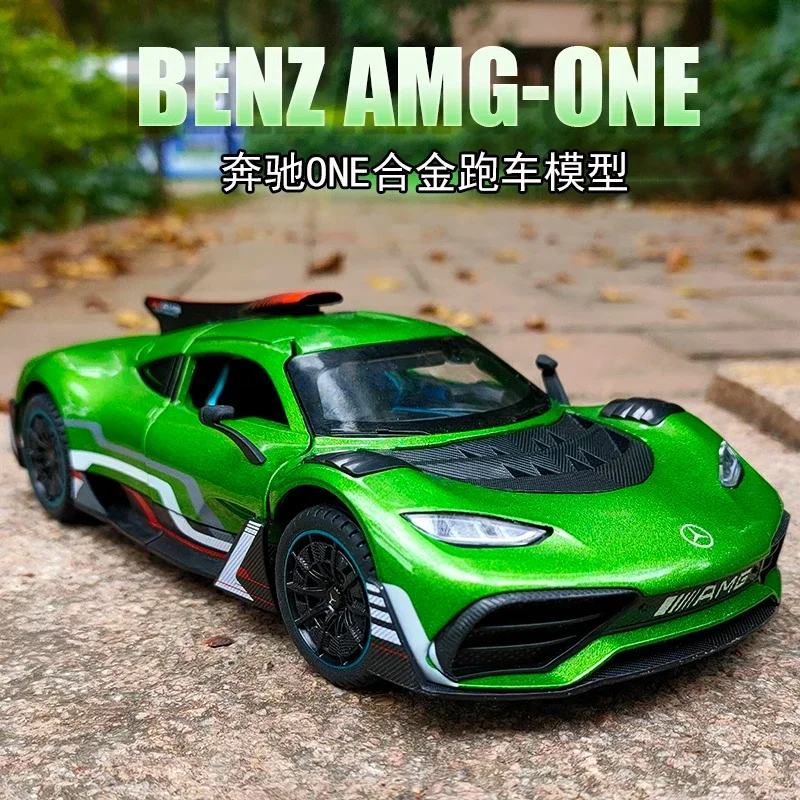 1:24 Mercedes-Benz ONE Sports Car Alloy Model Car Modified Metal Diecast Toy Car Simulation Sound Light Gifts For Children A548
1:24 Mercedes-Benz ONE Sports Car Alloy Model Car Modified Metal Diecast Toy Car Simulation Sound Light Gifts For Children A548