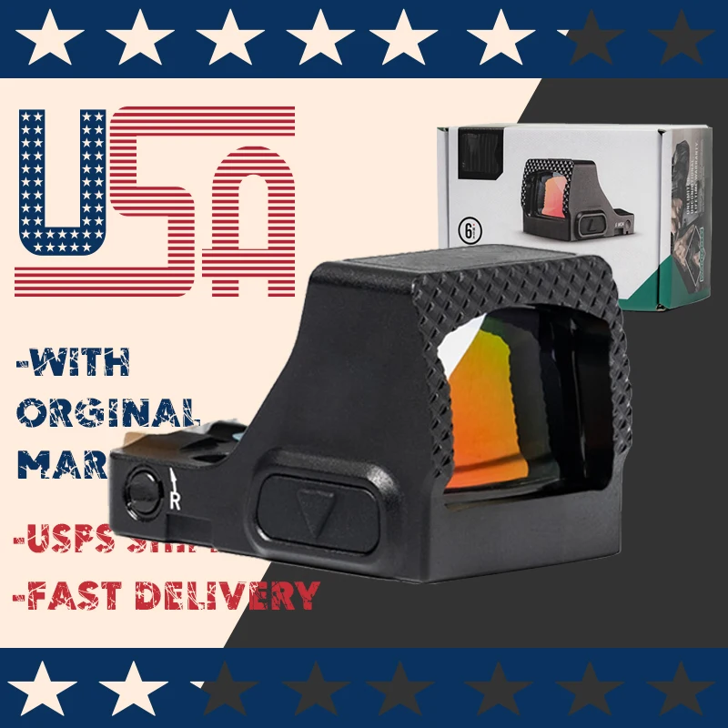 DFCCW-MRD3 MRD6 Red Dot Sight MOTAC Shockproof Airsoft Reflex Sights Parallax Free Fits RMSC Footprint For Hunting
DFCCW-MRD3 MRD6 Red Dot Sight MOTAC Shockproof Airsoft Reflex Sights Parallax Free Fits RMSC Footprint For Hunting