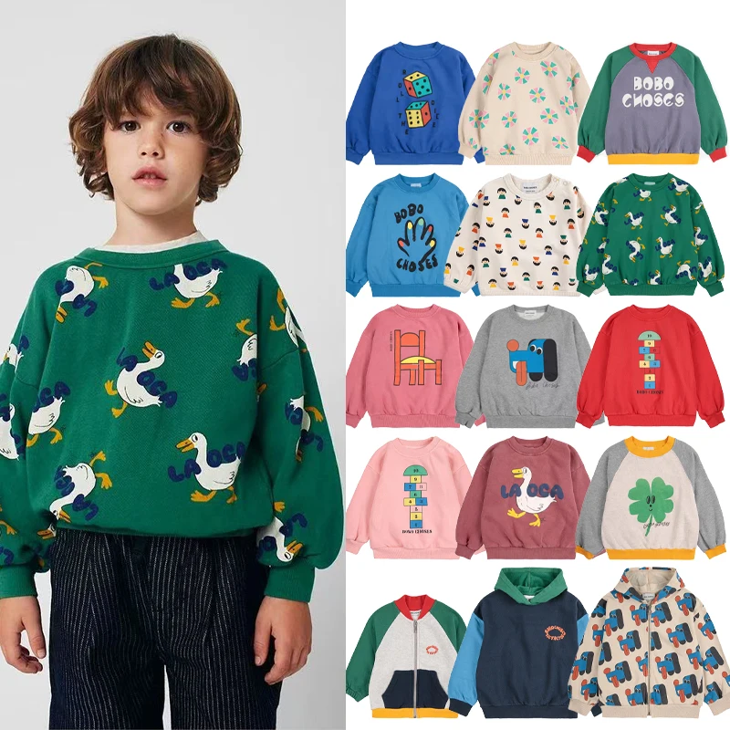 Children's Fleece Hoodie 2025 New Autumn Winter Boys Girls Round Neck Printed Sports Shirt Korean Children Casual Wear
Children's Fleece Hoodie 2025 New Autumn Winter Boys Girls Round Neck Printed Sports Shirt Korean Children Casual Wear