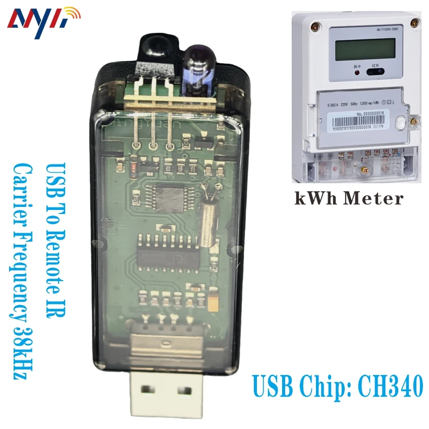 USB2.0 пульт дистанционного управления с несущей частотой 38 кГц расходомер кВтч счетчик газа и воды адаптер инструмента для считывания 
USB2.0 пульт дистанционного управления с несущей частотой 38 кГц расходомер кВтч счетчик газа и воды адаптер инструмента для считывания