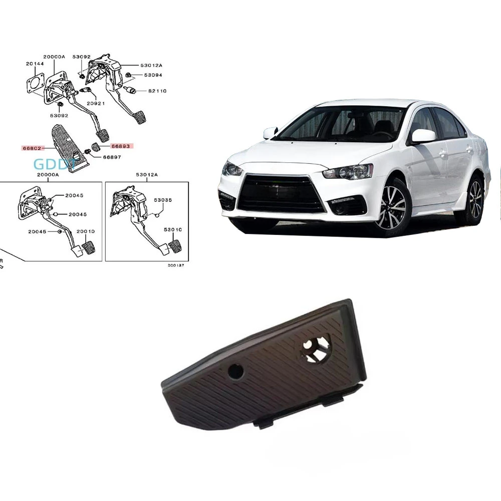 1 Pcs Left Footrest for Lancer CX CY CZ Not for Rhd Rest Padel Cap for Clutch Rest Plastic Pedal Brake Cover 7655A016
1 Pcs Left Footrest for Lancer CX CY CZ Not for Rhd Rest Padel Cap for Clutch Rest Plastic Pedal Brake Cover 7655A016