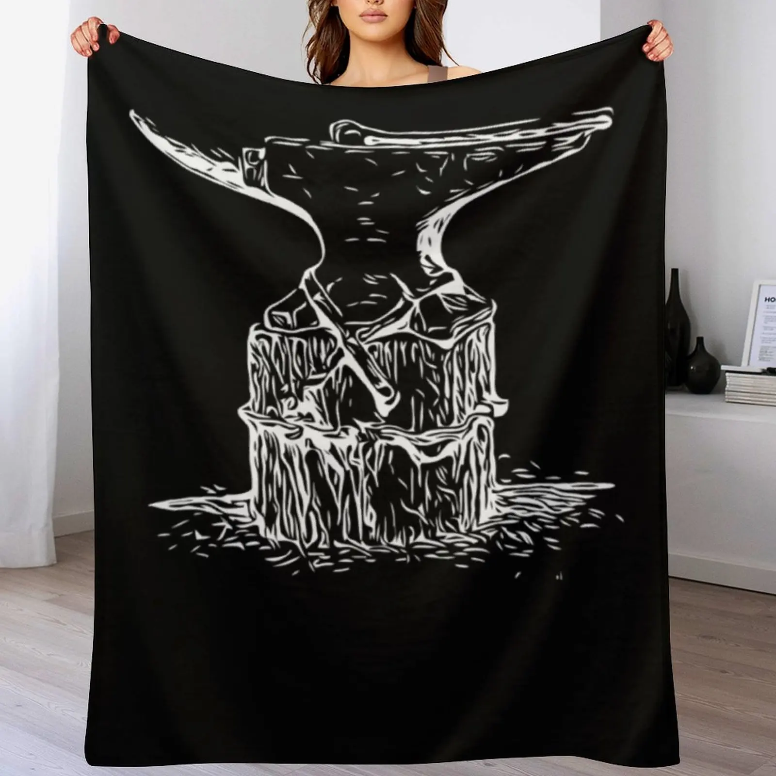 Distressed Vintage Blacksmith Anvil Throw Blanket Durable Warm Blanket for Daily Home Use
Distressed Vintage Blacksmith Anvil Throw Blanket Durable Warm Blanket for Daily Home Use