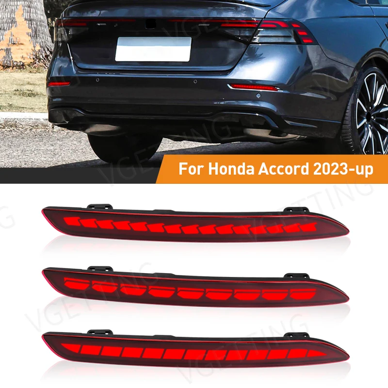 Rear Bumper Light For Honda Accord 2023 LED Driving Light Turn Signal Lamp Brake Lamp Start-up Animation Car Accessories 12V
Rear Bumper Light For Honda Accord 2023 LED Driving Light Turn Signal Lamp Brake Lamp Start-up Animation Car Accessories 12V