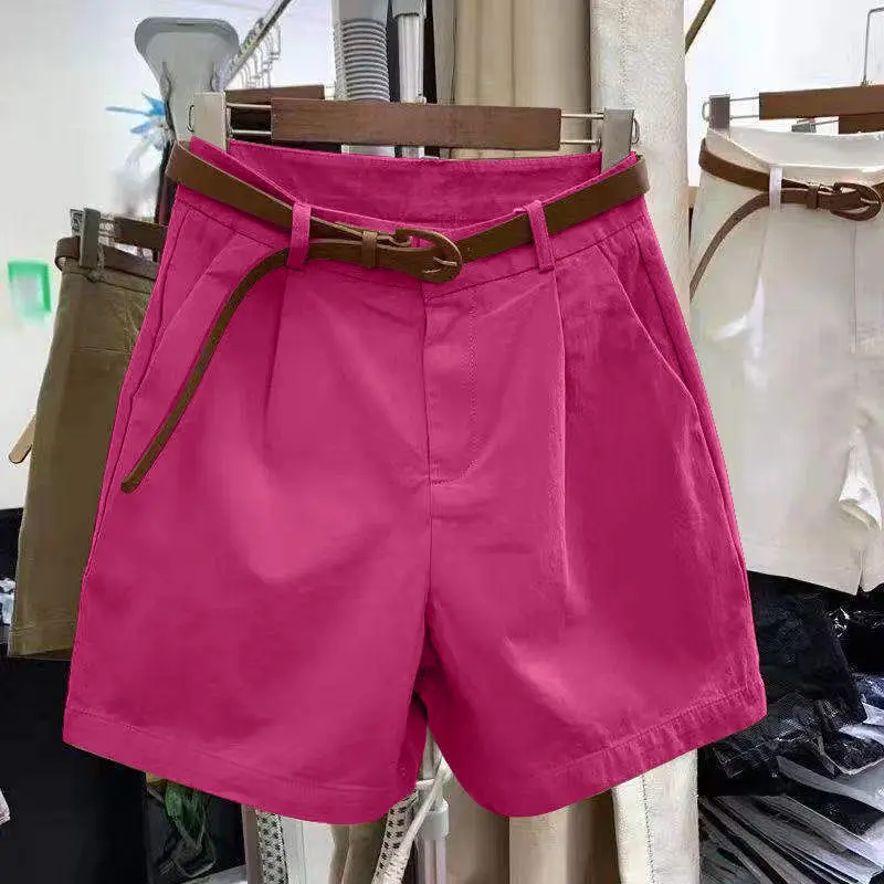 New Summer Women Shorts Loose High Waist Wide Legs Casual Five Point Shorts for Women Thin Breathable Solid Korean Fashion Pants
New Summer Women Shorts Loose High Waist Wide Legs Casual Five Point Shorts for Women Thin Breathable Solid Korean Fashion Pants