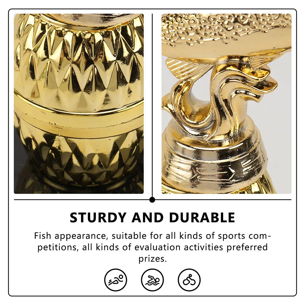 2pcs Fish Trophy Mini Plastic Gold Awards Kids Competition Cups Party Child Prize Model Reward Prize Toy Souvenir
2pcs Fish Trophy Mini Plastic Gold Awards Kids Competition Cups Party Child Prize Model Reward Prize Toy Souvenir