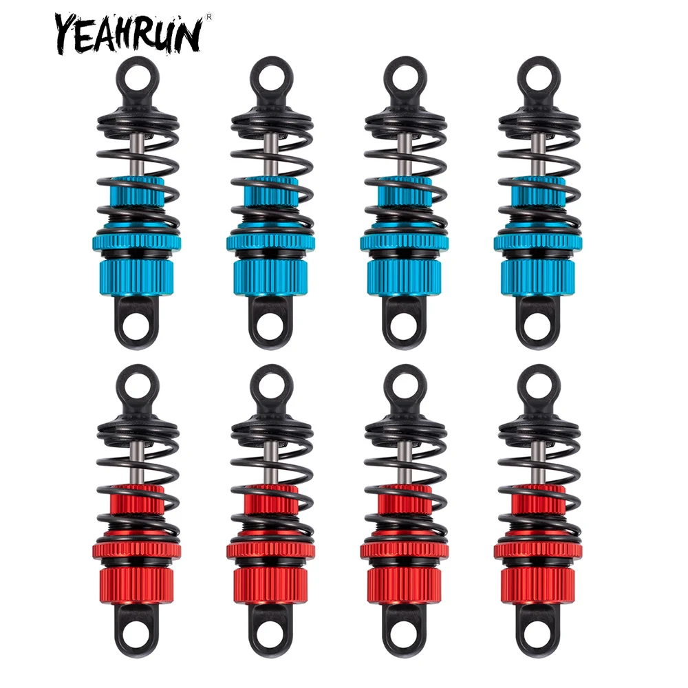 YEAHRUN 4PCS Aluminium Alloy Oil Shock Absorber For 1/10 Tamiya M05 50mm/52mm TT02 55mm/62mm RC Car Space Parts
YEAHRUN 4PCS Aluminium Alloy Oil Shock Absorber For 1/10 Tamiya M05 50mm/52mm TT02 55mm/62mm RC Car Space Parts