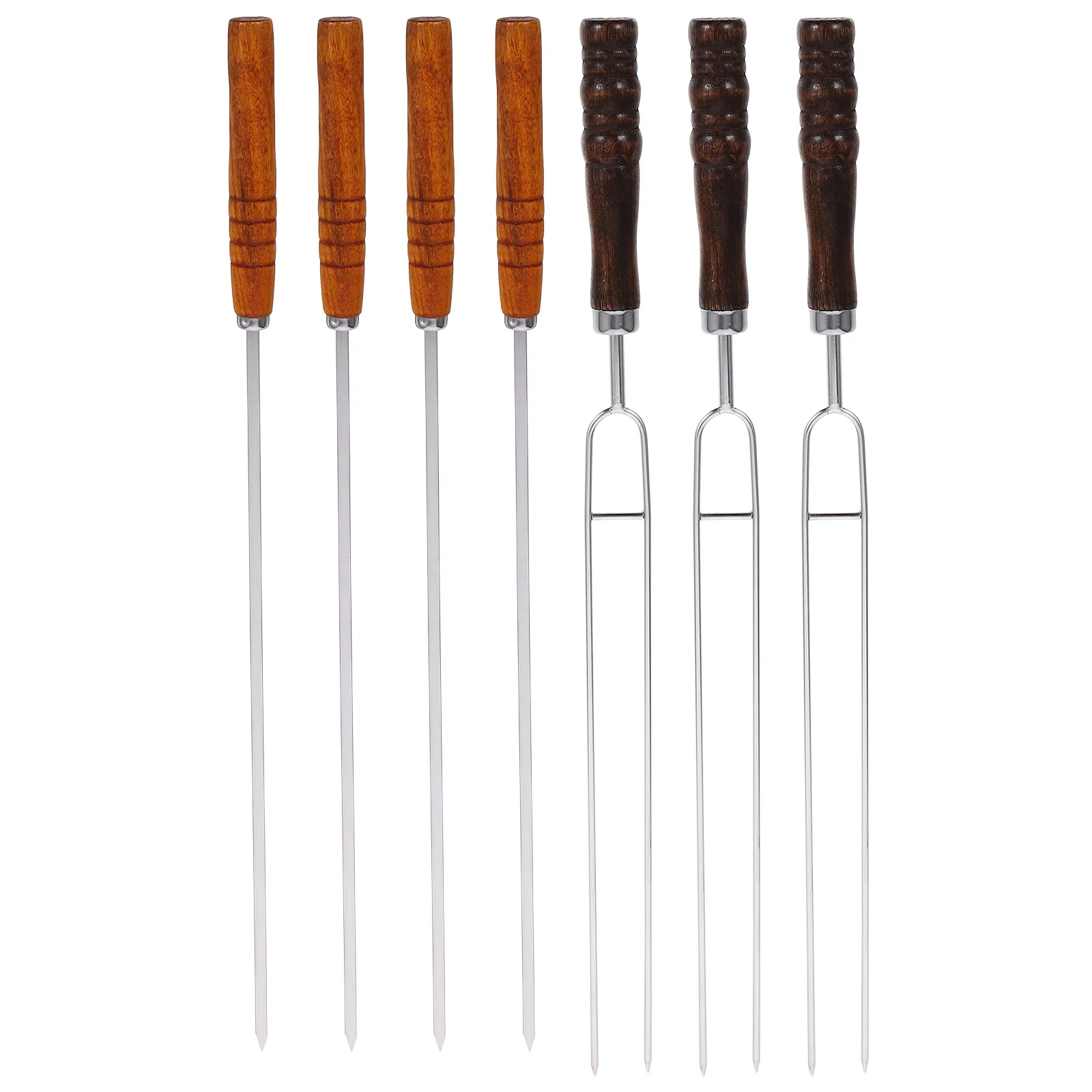 1 set Stainless Steel Grilling Skewers Flat Barbecue Sticks Reusable Meat Vegetable Kabob Roasting Tools Bbq Supplies Grill
1 set Stainless Steel Grilling Skewers Flat Barbecue Sticks Reusable Meat Vegetable Kabob Roasting Tools Bbq Supplies Grill