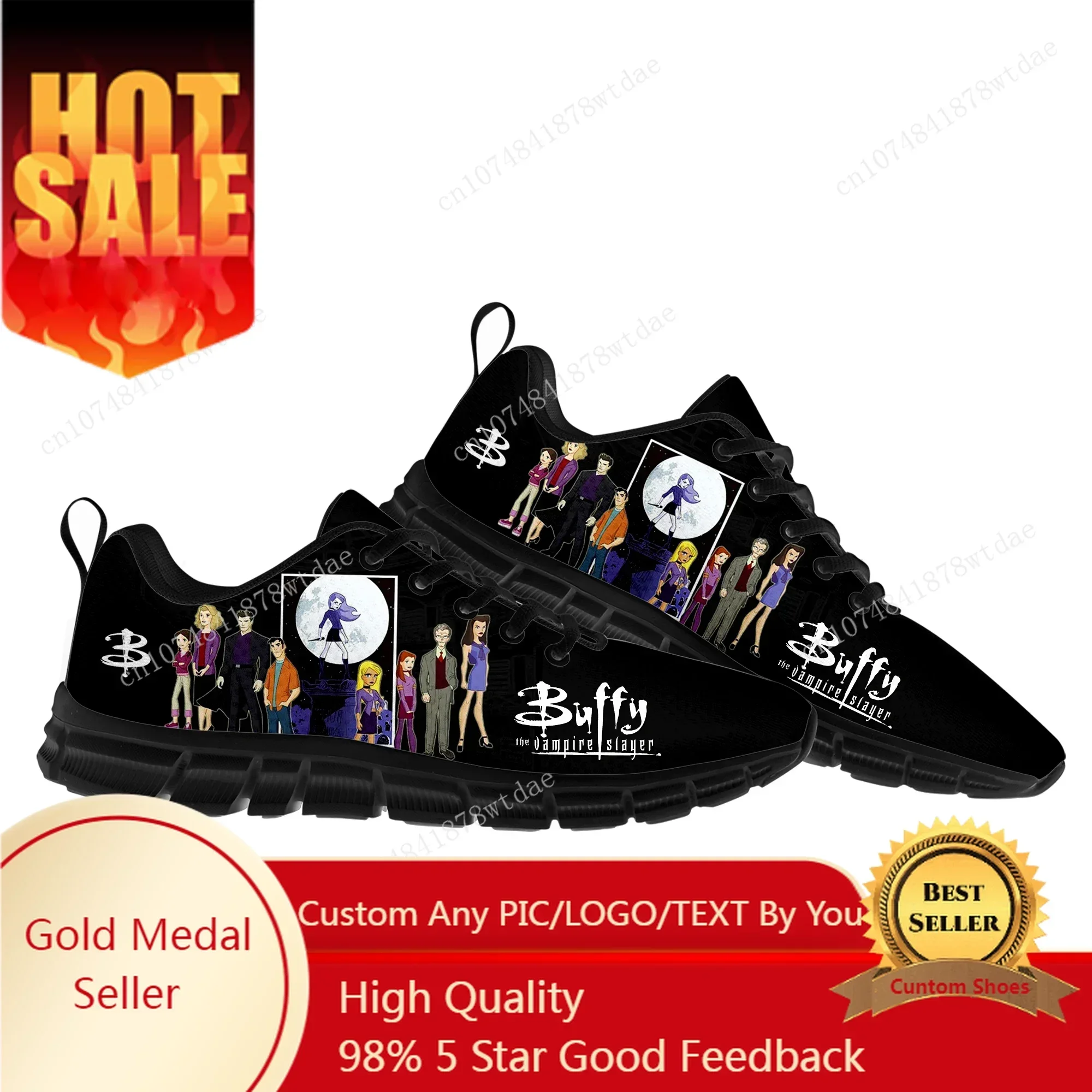 Buffy The Vampire Slayer Cartoon Sports Shoes Mens Womens Comfortable Sneakers High Quality Manga Sneaker Custom Shoe
Buffy The Vampire Slayer Cartoon Sports Shoes Mens Womens Comfortable Sneakers High Quality Manga Sneaker Custom Shoe
