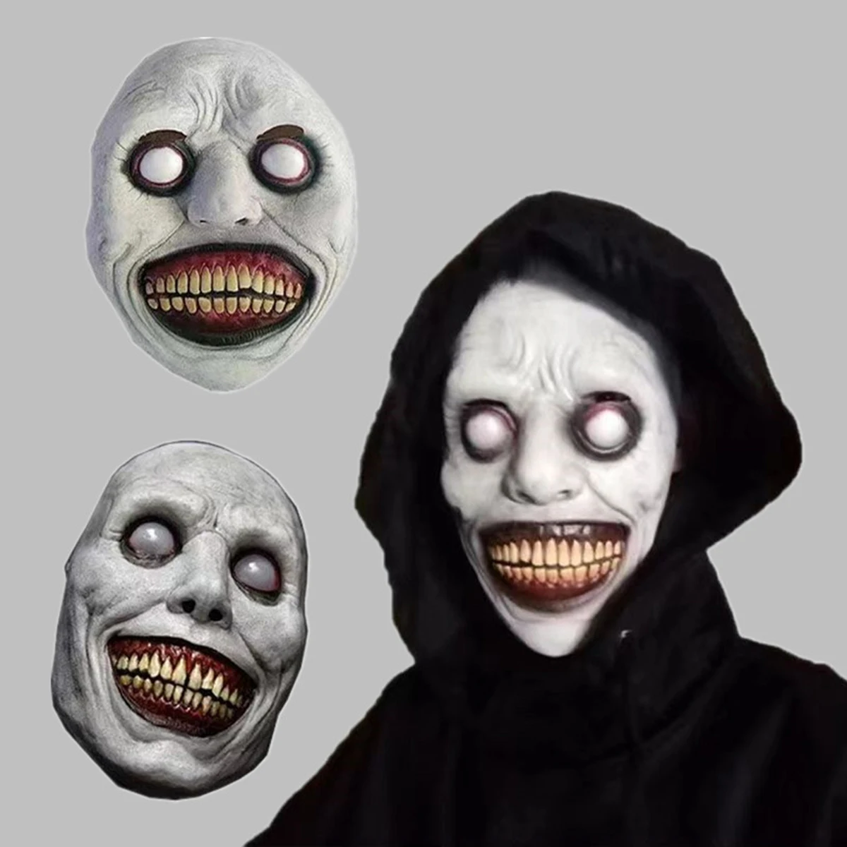 1pc Evil Smiling Demon Halloween Mask - Perfect for Horror Role-Playing and Costume Parties - Great Gift Idea
1pc Evil Smiling Demon Halloween Mask - Perfect for Horror Role-Playing and Costume Parties - Great Gift Idea