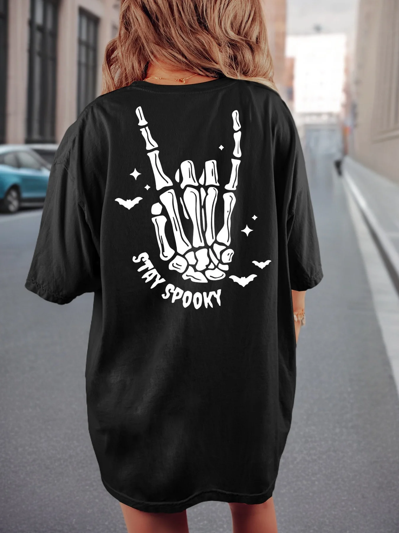 1 шт., свободная повседневная футболка с короткими рукавами и принтом «Хэллоуин Stay Spooky Skeleton», женская футболка с круглым вырезом и дыханием больших размеров
1 шт., свободная повседневная футболка с короткими рукавами и принтом «Хэллоуин Stay Spooky Skeleton», женская футболка с круглым вырезом и дыханием больших размеров