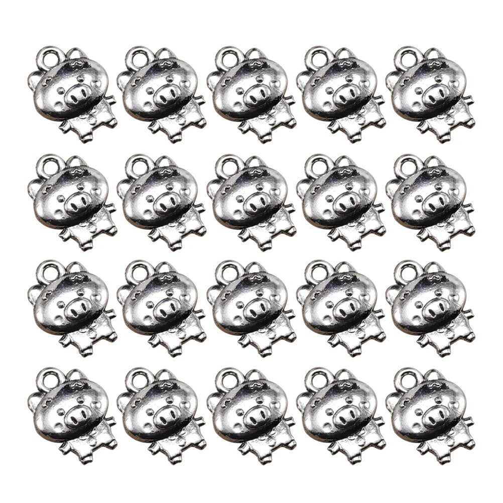 50pcs Alloy Pig Pendants Diy Chinese Zodiac Charms Jewelry Making Accessories Necklace Bracelet Keychain Anklet Decorative
50pcs Alloy Pig Pendants Diy Chinese Zodiac Charms Jewelry Making Accessories Necklace Bracelet Keychain Anklet Decorative