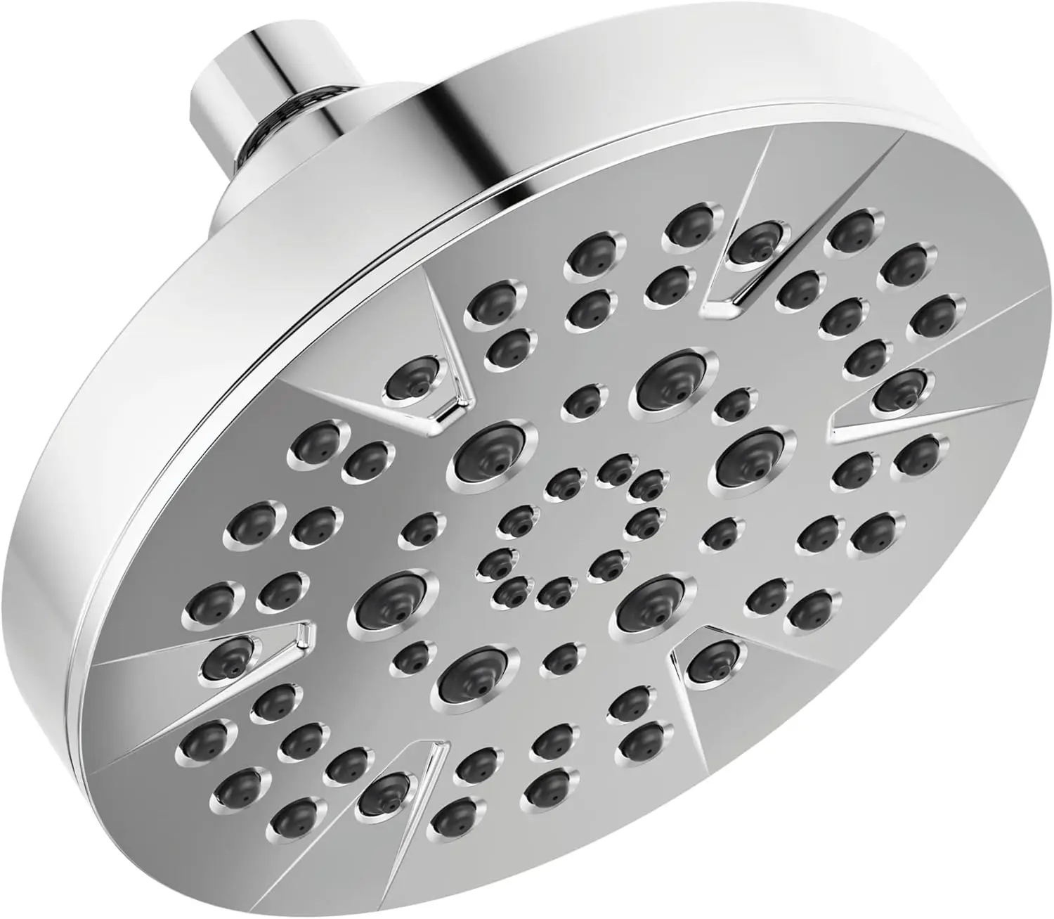 High Pressure 6-Setting Chrome Shower Head with Pause Feature, 1.75 GPM Flow Rate, Easy to Clean
High Pressure 6-Setting Chrome Shower Head with Pause Feature, 1.75 GPM Flow Rate, Easy to Clean