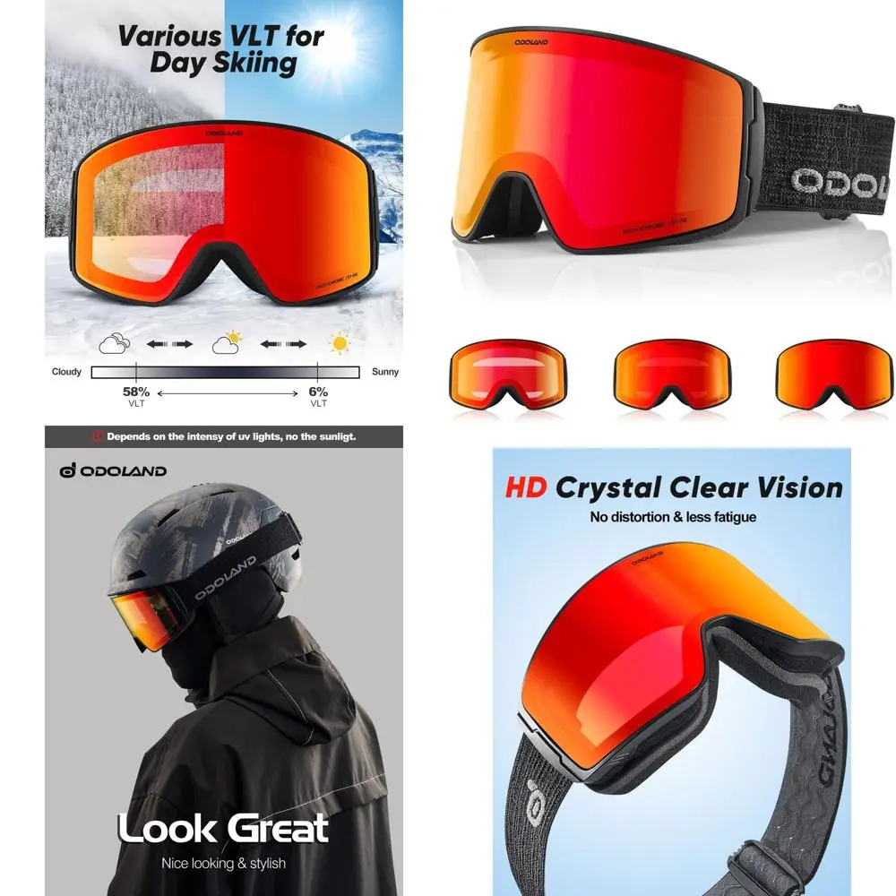 Очки унисекс для лыж и сноуборда для взрослых с ремешком с рисунком для зимних видов спорта на весь день
Очки унисекс для лыж и сноуборда для взрослых с ремешком с рисунком для зимних видов спорта на весь день