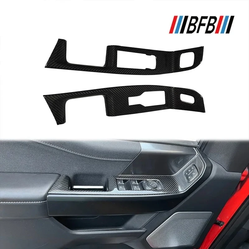 For Ford Raptor F150 Real Dry Carbon Fiber 2022-2026 Interior Front Door Lift Window Handle Panel Cover Modification Accessories
For Ford Raptor F150 Real Dry Carbon Fiber 2022-2026 Interior Front Door Lift Window Handle Panel Cover Modification Accessories