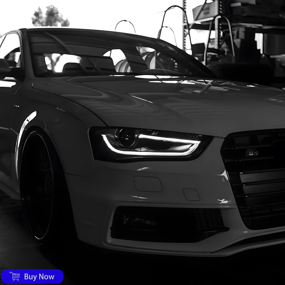 For Audi A4 B8 2009-2012 Style Car Front Lamps Assembly Upgrade High Quality Angel Eyes Style LED Projector Lens Accessories
For Audi A4 B8 2009-2012 Style Car Front Lamps Assembly Upgrade High Quality Angel Eyes Style LED Projector Lens Accessories