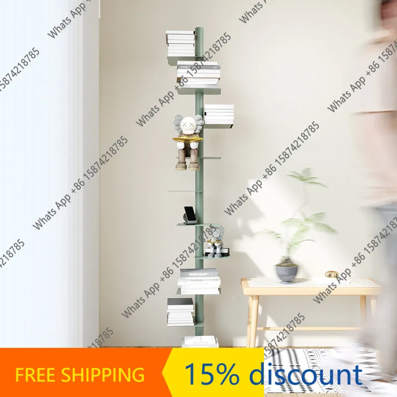 K Rotating Invisible Bookshelf Floor-to-ceiling Wrought Iron Creative Wind Storage Aromatherapy Shelf Multi-layer Creative Bookc
K Rotating Invisible Bookshelf Floor-to-ceiling Wrought Iron Creative Wind Storage Aromatherapy Shelf Multi-layer Creative Bookc