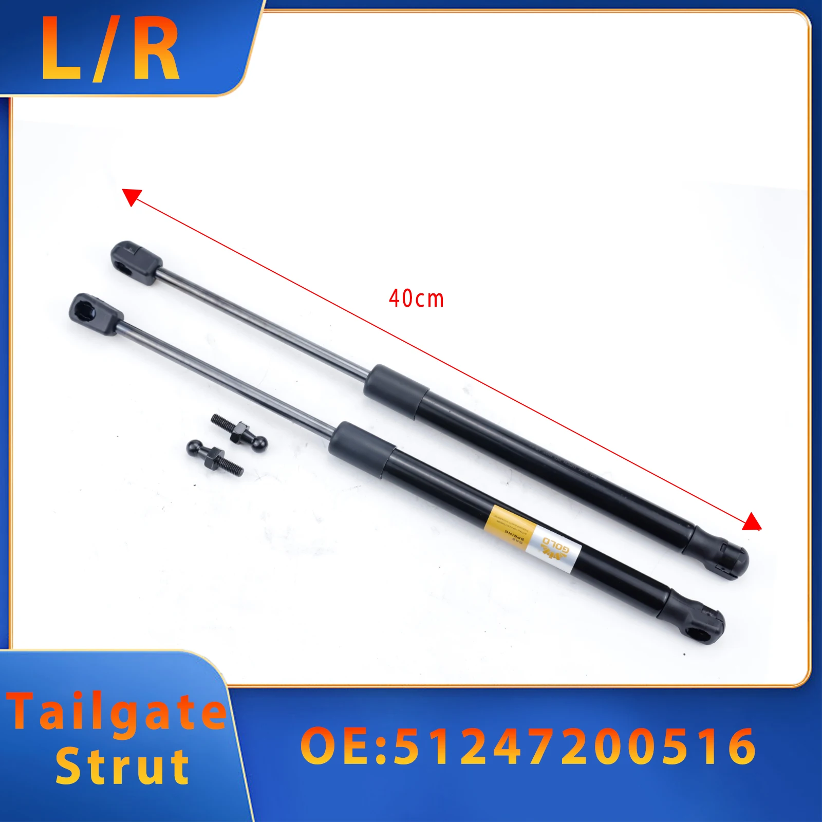 2PCS Tailgate Gas Spring Strut For BMW GT 528i 530d 535d 535i 550i F07 2009-2018 51247200516 High-Quality Car Accessories
2PCS Tailgate Gas Spring Strut For BMW GT 528i 530d 535d 535i 550i F07 2009-2018 51247200516 High-Quality Car Accessories