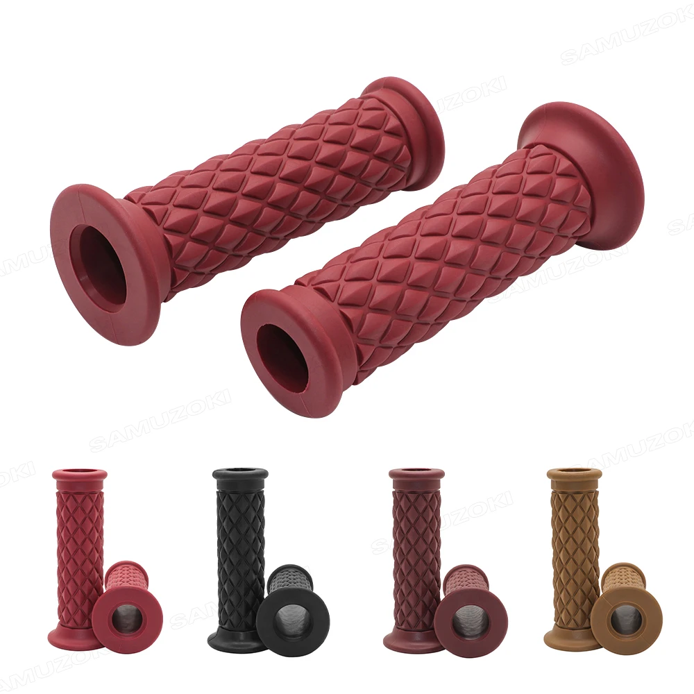 chopper vintage motorcycle handle grip 7/8" inch 22mm universal vintage cafe racer motorbike handle retro moto handlebar grip
chopper vintage motorcycle handle grip 7/8" inch 22mm universal vintage cafe racer motorbike handle retro moto handlebar grip