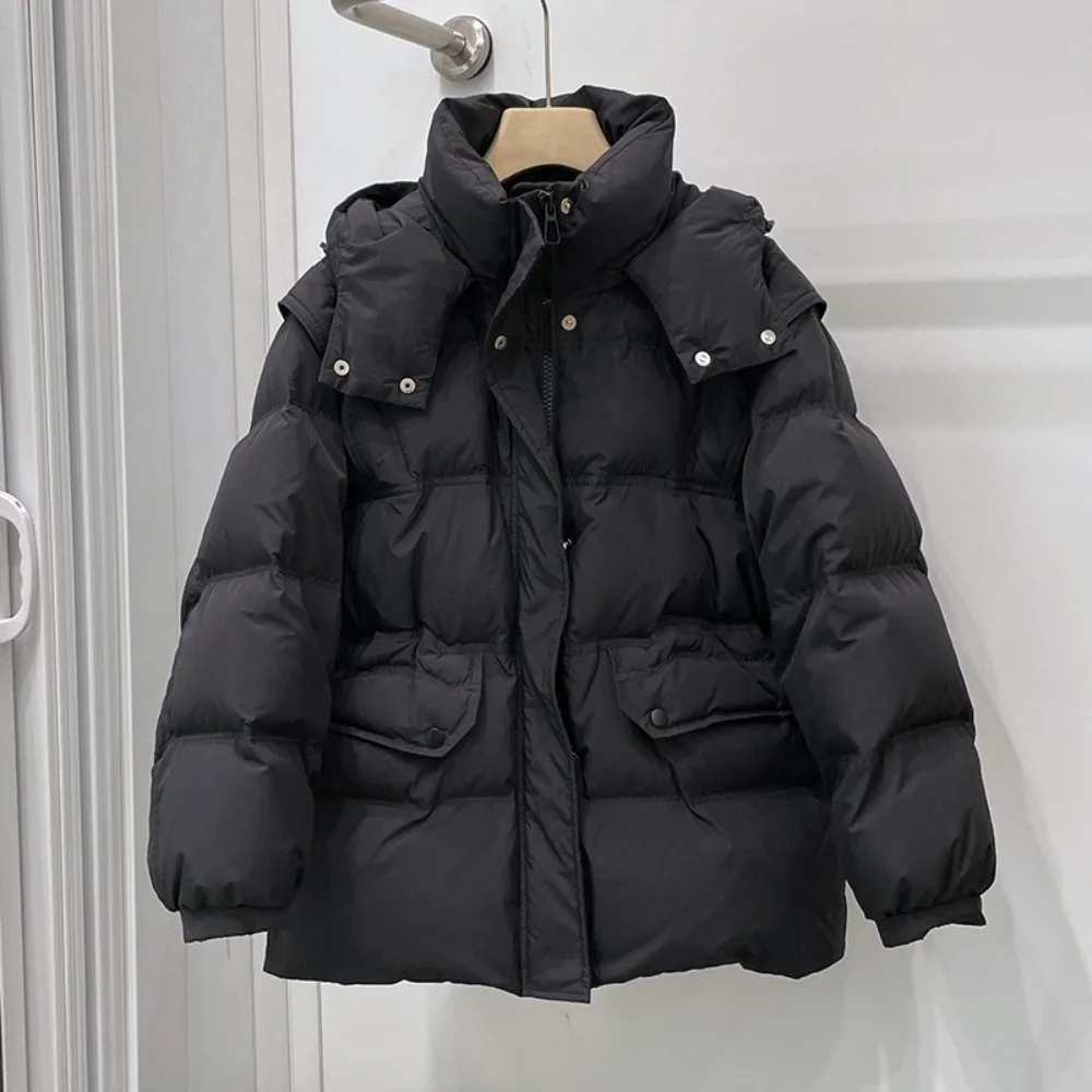 Women New Mid-length Puffer Jacket 2025 Autumn Winter White Duck Down Coat Warm Thick Down Top Female Solid Clothes
Women New Mid-length Puffer Jacket 2025 Autumn Winter White Duck Down Coat Warm Thick Down Top Female Solid Clothes