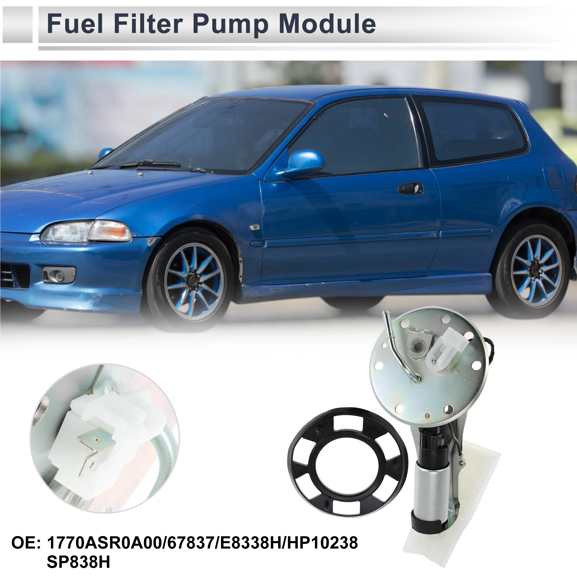 X Autohaux Electric Fuel Pump Assembly for Honda Civic 1992-1995 for Acura Integra 1994 1995 1.5L 1.6L w/Strainer No.1770ASR0A00
X Autohaux Electric Fuel Pump Assembly for Honda Civic 1992-1995 for Acura Integra 1994 1995 1.5L 1.6L w/Strainer No.1770ASR0A00