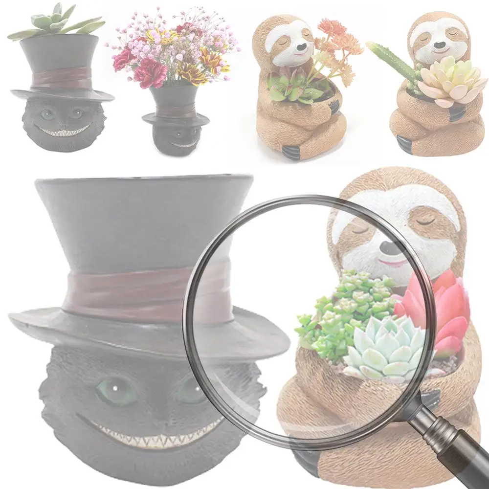Black Cat Plant Pot Succulent Planter Best Gifts for Family Friends Cute Resin Planter Sloth Plant Holder for Indoor Outdoor
Black Cat Plant Pot Succulent Planter Best Gifts for Family Friends Cute Resin Planter Sloth Plant Holder for Indoor Outdoor