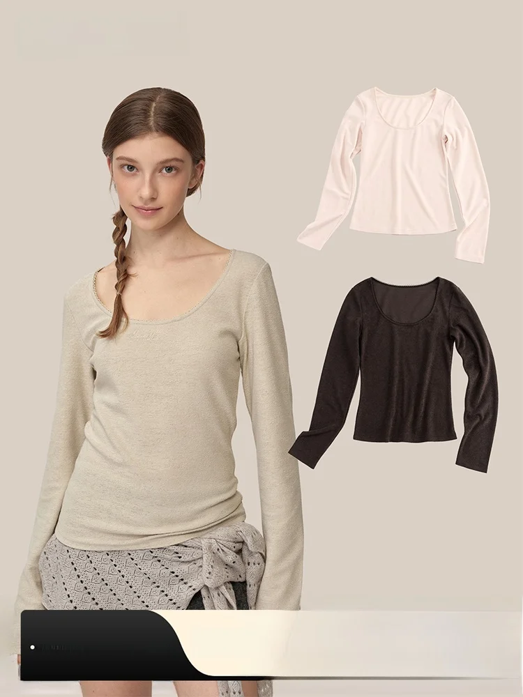 Moonmoi Romantic Era Design Patchwork Color round Neck Slimming Towel Texture Long Sleeve Women's T-shirt
Moonmoi Romantic Era Design Patchwork Color round Neck Slimming Towel Texture Long Sleeve Women's T-shirt